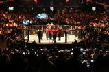 CHICAGO- OCTOBER 25:  People attend the UFC 90 at UFC's Ultimate Fight Night at Allstate Arena on October 25, 2008 in Chicago, Illinois. (Photo by Tasos Katopodis/Getty Images)