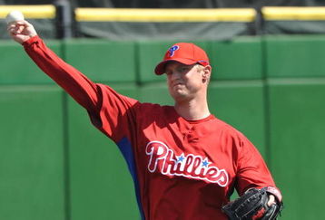 CLEARWATER, FL - FEBRUARY 28:  Pitcher Kyle Kendrick #38 of the  Philadelphia Phillies starts against the Tampa Bay Rays February 28, 2009 at Bright House Field in Clearwater, Florida.  (Photo by Al Messerschmidt/Getty Images)