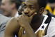 CLEVELAND - APRIL 21:  Gilbert Arenas #0 of the Washington Wizards looks on from the bench late in the game while playing the Cleveland Cavaliers in Game Two of the Eastern Conference Quarterfinals during the 2008 NBA Playoffs at Quicken Loans Arena April 21, 2008 in Cleveland, Ohio. Cleveland won the game 116-86. NOTE TO USER: User expressly acknowledges and agrees that, by downloading and or using this photograph, User is consenting to the terms and conditions of the Getty Images License Agreement.  (Photo by Gregory Shamus/Getty Images)