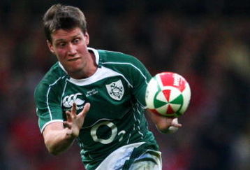 CARDIFF, UNITED KINGDOM - MARCH 21:  Ronan O'Gara of Ireland receives a pass during the RBS 6 Nations Championship match between Wales and Ireland at the Millennium Stadium on March 21, 2009 in Cardiff, Wales.  (Photo by Laurence Griffiths/Getty Images)