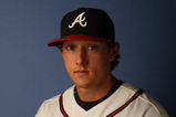 KISSIMMEE, FL - FEBRUARY 25:  Jordan Schafer #73 of the Atlanta Braves poses during Photo Day on February 25, 2008 at Disney's Wide World of Sports in Kissimmee, Florida.  (Photo by Elsa/Getty Images) 