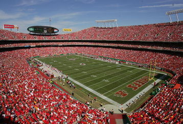 KANSAS CITY, MO - OCTOBER 1:  Arrowhead Stadium is shown during the San Francisco 49ers game against the Kansas City Chiefs at Arrowhead Stadium on October 1, 2006 in Kansas City, Missouri. The Chiefs defeated the Niners 41-0.  (Photo by Doug Pensinger/Getty Images)