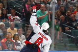 SUNRISE, FL - FEBRUARY 15: Alex Ovechkin #8 of the Washington Capitals scores a first period goal against the Florida Panthers on February 15, 2009 at the BankAtlantic Center in Sunrise, Florida. (Photo by Bruce Bennett/Getty Images)