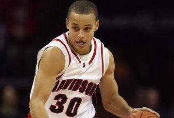 CHARLOTTE, NC - DECEMBER 6:  Stephen Curry #30 of the Davidson Wildcats drives during the game against the North Carolina State Wolfpack at Time Warner Cable Arena on December 6, 2008 in Charlotte, North Carolina. (Photo by Streeter Lecka/Getty Images)