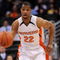 LOS ANGELES, CA - MARCH 11: Guard Calvin Haynes #22 of the Oregon State Beavers brings the ball up court against the Stanford Cardinal during the Pacific Life Pac-10 Men's Basketball Tournament at the Staples Center on March 11, 2009 in Los Angeles, California. (Photo by Harry How/Getty Images)