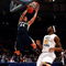 NEW YORK - MARCH 11: Luke Harangody #44 of the Notre Dame Fighting Irish dunks the ball against the West Virginia Mountaineers during the second round of the Big East Tournament at Madison Square Garden on March 11, 2009 in New York City. (Photo by Jim McIsaac/Getty Images)