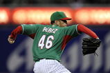 SAN DIEGO - MARCH 15:  Oliver Perez #46 of Mexico pitches against Korea during the 2009 World Baseball Classic Round 2 Pool 1 match on March 15, 2009 at Petco Park in San Diego, California.  (Photo by Kevork Djansezian/Getty Images)