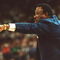 4 APR 1994: NOLAN RICHARDSON, HEAD COACH OF THE ARKANSAS RAZORBACKS, ON THE SIDELINES DURING THE 76-72 WIN OVER THE DUKE BLUEDEVILS AT THE NCAA FINAL GAME IN CHARLOTTE, NORTH CAROLINA. Mandatory Credit: Doug Pensinger/ALLSPORT