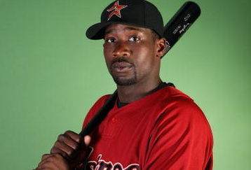 KISSIMMEE, FL - FEBRUARY 25:  Reggie Abercrombie #60 of the Houston Astros poses during Spring Training Photo Day at Osceola County Stadium on February 25, 2008 in Kissimmee, Florida.  (Photo by Doug Benc/Getty Images)
