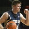 LOUISVILLE, KY - JANUARY 12: Luke Harangody #44 of the Notre Dame Fighting Irish reacts during the Big East Conference game against the Louisville Cardinals on January 12, 2009 at Freedom Hall in Louisville, Kentucky. (Photo by Andy Lyons/Getty Images)