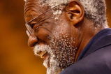BOSTON - JUNE 17:  NBA legend Bill Russell smiles before Game Six of the 2008 NBA Finals between the Los Angeles Lakers and the Boston Celtics on June 17, 2008 at TD Banknorth Garden in Boston, Massachusetts. NOTE TO USER: User expressly acknowledges and agrees that, by downloading and/or using this Photograph, user is consenting to the terms and conditions of the Getty Images License Agreement.  (Photo by Jim Rogash/Getty Images)