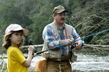 VOLANT, PA - APRIL 17:  Sarah Tierno, 7, fishes with her father, Gary Tierno, on the Neshannock Creek during her first opening day outing April 17, 2004 near Volant, Pennsylvania. The Tiernos were among thousands of anglers across Pennsylvania to cast their lines on Saturday, the first day of trout fishing season.  (Photo by Mark Stahl/Getty Images) *** Local Caption ***