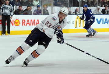 TORONTO - MARCH 7:  Ales Hemsky #83 of the Edmonton Oilers skates against the Toronto Maple Leafs during the game at Air Canada Centre on March 7, 2009 in Toronto, Ontario, Canada. (Photo by Dave Sandford/Getty Images)