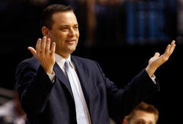 TAMPA, FL - MARCH 12:  Head coach Billy Gillispie of the Kentucky Wildcats reacts to a call during the game against the Ole Miss Rebels during the first round of the SEC Men's Basketball Tournament on March 12, 2009 at The St. Pete Times Forum in Tampa, Florida.  (Photo by Chris Graythen/Getty Images)