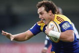 DUNEDIN, NEW ZEALAND - MARCH 21:  Israel Dagg of the Highlanders makes a break during the round six Super 14 match between the Highlanders and the Cheetahs at Carisbrook on March 21, 2009 in Dunedin, New Zealand.  (Photo by Martin Hunter/Getty Images)