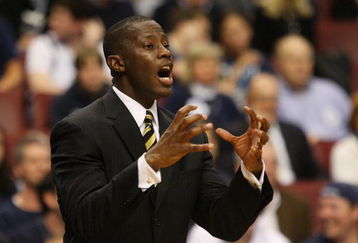 PHILADELPHIA - MARCH 19:  Anthony Grant head coach of the VCU Rams talks to the team during the game against the UCLA Bruins during the first round of the NCAA Division I Men's Basketball Tournament at the Wachovia Center on March 19, 2009 in Philadelphia, Pennsylvania.  (Photo by Jim McIsaac/Getty Images)