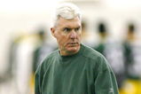 GREEN BAY, WI - MAY 5: Green Bay Packers' Ted Thompson watches practice at the first mini camp of the season at the Don Hutson Center on May 5, 2006 in Green Bay, Wisconsin. (Photo by Darren Hauck/Getty Images)