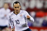 COLUMBUS, OH - FEBRUARY 11:  Landon Donovan #10 of USA dribbles the ball against Mexico during a FIFA 2010 World Cup qualifying match in the CONCACAF region on February 11, 2009 at Columbus Crew Stadium in Columbus, Ohio. (Photo by Jamie Sabau/Getty Images)