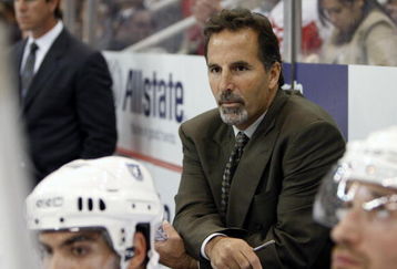 DETROIT - SEPTEMBER 27:  John Tortorella head coach of the Tampa Bay Lightning looks on during the first period against the Detroit Red Wings during a preseason game September 27, 2007 at Joe Lewis Arena in Detroit, Michigan. Detroit won the game 3-2 in a shootout.  (Photo by Gregory Shamus/Getty Images)