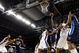DETROIT - MARCH 28:  Dante Cunningham #33 of the Villanova Wildcats attempts a shot against the Kansas Jayhawks during the Midwest Regional Semifinal of the 2008 NCAA Division I Men's Basketball Tournament at Ford Field on March 28, 2008 in Detroit, Michigan  (Photo by Gregory Shamus/Getty Images)