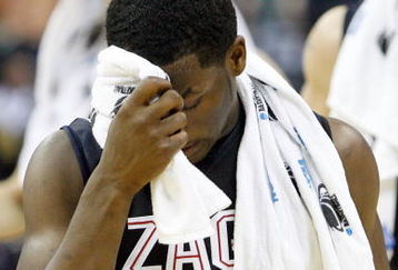 MEMPHIS, TN - MARCH 27:  Jeremy Pargo #2 of the Gonzaga Bulldogs walks off the court after losing to the North Carolina Tar Heels during the NCAA Men's Basketball Tournament South Regionals at the FedExForum on March 27, 2009 in Memphis, Tennessee. The Tar Heels defeated the Bulldogs 98-77.  (Photo by Joe Murphy/Getty Images)