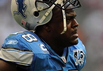 HOUSTON - OCTOBER 19:  Defensive tackle Cory Redding #78 of the Detroit Lions during play against the Houston Texans at Reliant Stadium on October 19, 2008 in Houston, Texas.  (Photo by Ronald Martinez/Getty Images)