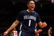 NEW YORK - MARCH 13: Scottie Reynolds #1 of the Villanova Wildcats reacts between plays against the Louisville Cardinals during the semifinal round of the Big East Tournament at Madison Square Garden on March 13, 2009 in New York City.  (Photo by Jim McIsaac/Getty Images)
