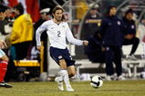 COLUMBUS, OH - FEBRUARY 11:  Frankie Hejduk #2 of USA kicks the ball against Mexico during a FIFA 2010 World Cup qualifying match in the CONCACAF region on February 11, 2009 at Columbus Crew Stadium in Columbus, Ohio. (Photo by Jamie Sabau/Getty Images)