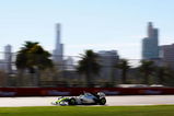 MELBOURNE, AUSTRALIA - MARCH 28:  Jenson Button of Great Britain and Brawn GP drives on his way to taking pole position during qualifying for the Australian Formula One Grand Prix at the Albert Park Circuit on March 28, 2009 in Melbourne, Australia.  (Photo by Clive Mason/Getty Images)