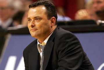 LUBBOCK, TX - JANUARY 15:  Head coach Billy Gillispie of the Texas A&M Aggies during a game against the Texas Tech Red Raiders on January 15, 2005 at the United Spirit Arena in Lubbock, Texas.  (Photo by Ronald Martinez/Getty Images)