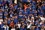 MANCHESTER, UNITED KINGDOM - MAY 14: A general view of Rangers fans during the UEFA Cup Final between Zenit St. Petersburg and Glasgow Rangers at the City of Manchester Stadium on May 14, 2008 in Manchester, England.  (Photo by Alex Livesey/Getty Images)