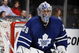 TORONTO - FEBRUARY 19: Justin Pogge #29 of the Toronto Maple Leafs during game action against the Columbus Blue Jackets on February 19, 2009 at the Air Canada Centre in Toronto, Ontario, Canada. (Photo by Dave Abel/Getty Images)