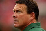 HOUSTON - NOVEMBER 17: Head coach Mark Snyder of the Marshall Thundering Herd looks on during the game with the Houston Cougars at Robertson Stadium November 17, 2007 in Houston, Texas. Houston won 35-28.  (Photo by Stephen Dunn/Getty Images)
