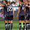 CARSON, CA - MARCH 29:  Marta #10, Manya Makoski #22, Stephanie Cox #14 and Camille Abily #20 of the Los Angeles Sol line up the defensive wall in the first half against a free kick by the Washington Freedom during the WPS game at The Home Depot Center on March 29, 2009 in Carson, California.  The Sol defeated the Freedom 2-0. (Photo by Victor Decolongon/Getty Images)