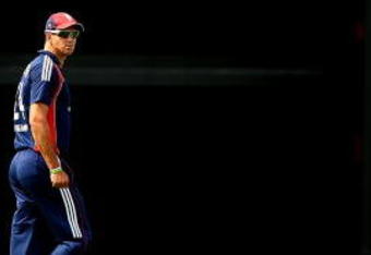 BRIDGETOWN, BARBADOS - MARCH 27:  Kevin Pietersen of England fields during The 3rd One Day International played between The West Indies and England at The Kensington Oval on March 27, 2009 in Bridgetown, Barbados.  (Photo by Julian Herbert/Getty Images)