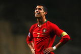BRAGA, PORTUGAL - OCTOBER 15:  Cristiano Ronaldo of Portugal during the FIFA2010 Group One World Cup Qualifying match between Portugal and Albania at the Estadio Municipal de Braga on October 15, 2008 in Braga, Portugal.  (Photo by Clive Rose/Getty Images)