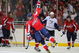 WASHINGTON - MARCH 27: Alex Ovechkin #8 of the Washington Capitals celebrates his first period goal against the Tampa Bay Lightning on March 27, 2009 at the Verizon Center in Washington, D.C. (Photo by Bruce Bennett/Getty Images)