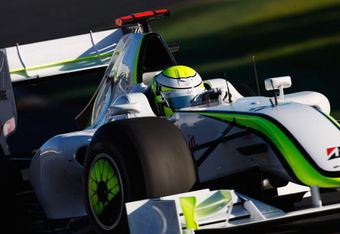 MELBOURNE, AUSTRALIA - MARCH 29:  Jenson Button of Great Britain and Brawn GP drives during the Australian Formula One Grand Prix at the Albert Park Circuit on March 29, 2009 in Melbourne, Australia.  (Photo by Mark Thompson/Getty Images)