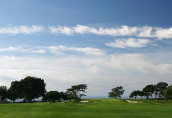 SAN DIEGO, CA- OCTOBER 29: The par 4 13th hole, on the South Course, at Torrey Pines, on October 26, 2005 in San Diego, California, United States.  (Photo by David Cannon/Getty Images)