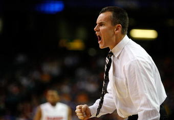 ATLANTA - MARCH 13:  Head coach Billy Donovan of the University of Florida Gators watches during the SEC Basketball Tournament on March 13, 2008 at the Georgia Dome in Atlanta, Georgia.  The Commodores defeated the Tigers 93-82.  (Photo by Chris Graythen/Getty Images)