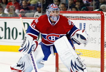 MONTREAL- MARCH 10:  Carey Price #31 of the Montreal Canadiens watches play during the game against the Edmonton Oilers at the Bell Centre on March 10, 2009 in Montreal, Quebec, Canada.  The Canadiens defeated the Oilers 4-3 in overtime.  (Photo by Richard Wolowicz/Getty Images)
