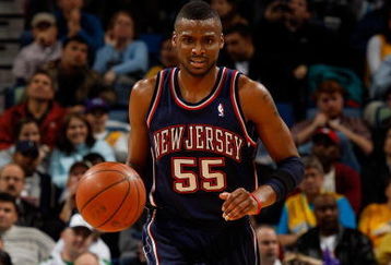 NEW ORLEANS - JANUARY 21:  Keyon Dooling #55 of the New Jersey Nets dribbles against the New Orleans Hornets on January 21, 2009 at the New Orleans Arena in New Orleans, Louisiana. The Hornets defeated the Nets 102-92.   NOTE TO USER: User expressly acknowledges and agrees that, by downloading and or using this photograph, User is consenting to the terms and conditions of the Getty Images License Agreement. Mandatory Copyright Notice: Copyright 2009 NBAE  (Photo by Chris Graythen/Getty Images)