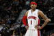 CLEVELAND - FEBRUARY 22: Allen Iverson #1 of the Detroit Pistons looks on while playing the Cleveland Cavaliers on February 22, 2009 at the Quicken Loans Arena in Cleveland, Ohio. Cleveland won the game 99-78. NOTE TO USER: User expressly acknowledges and agrees that, by downloading and or using this photograph, User is consenting to the terms and conditions of the Getty Images License Agreement. (Photo by Gregory Shamus/Getty Images)