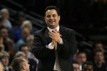 BOSTON - MARCH 26:  Head coach Sean Miller of the Xavier Musketeers claps during their game against the Pittsburgh Panthers during the NCAA Men's Basketball Tournament East Regionals at TD Banknorth Garden on March 26, 2009 in Boston, Massachusetts.  (Photo by Elsa/Getty Images)