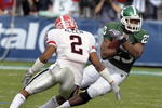 ORLANDO, FL - JANUARY 1: Running back Javon Ringer #23 of the Michigan State Spartans rushes upfield against the Georgia Bulldogs during the 2009 Capital One Bowl at the Citrus Bowl on January 1, 2009 in Orlando, Florida.  (Photo by Al Messerschmidt/Getty Images)