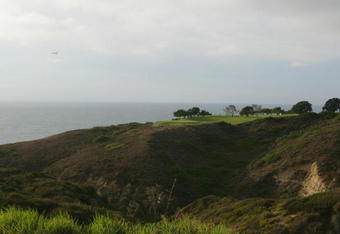 SAN DIEGO, CA- OCTOBER 29: A view of the green on the par 3, 3rd hole, on the South Course, at Torrey Pines, on October 26, 2005 in San Diego, California, United States.  (Photo by David Cannon/Getty Images)