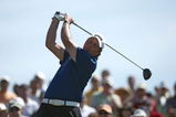 MARANA, AZ - FEBRUARY 27:  Phil Mickelson tees off the fifth tee during the third round of the Accenture Match Play Championships at the Ritz-Carlton Golf Club at Dove Mountain on February 27, 2009 in Marana, Arizona. (Photo by Donald Miralle/Getty Images)