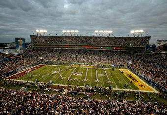 TAMPA, FL - FEBRUARY 01:  A marching band performs during the pre-game show prior to the start of Super Bowl XLIII between the Arizona Cardinals and the Pittsburgh Steelers on February 1, 2009 at Raymond James Stadium in Tampa, Florida.  (Photo by Doug Benc/Getty Images)