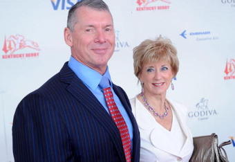 LOUISVILLE, KY - MAY 3:  WWE Chairman Vince McMahon and his wife Linda McMahon, CEO of World Wrestling Entertainment, Inc., attend the 134th running of the Kentucky Derby at Churchill Downs on May 3, 2008 in Louisville, Kentucky. (Photo by Jeff Gentner/Getty Images)