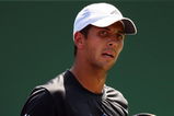 KEY BISCAYNE, FL - MARCH 28:  Fernando Verdasco of Spain celebbrates match point against Benjamin Becker of Germany during day six of the Sony Ericsson Open at the Crandon Park Tennis Center on March 28, 2009 in Key Biscayne, Florida.  (Photo by Clive Brunskill/Getty Images)
